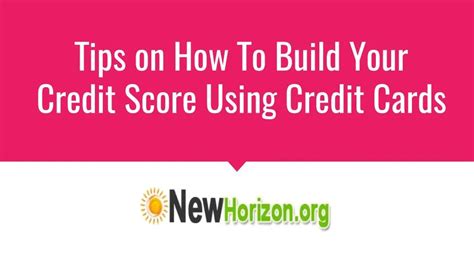 PPT Tips On How To Build Your Credit Score Using Credit Cards