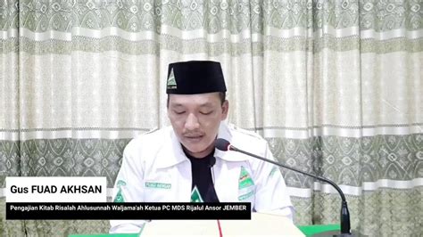 LIVE Pertemuan Ke 20 Ngaji Kitab Risalah Ahlusunnah Waljamaah Ketua