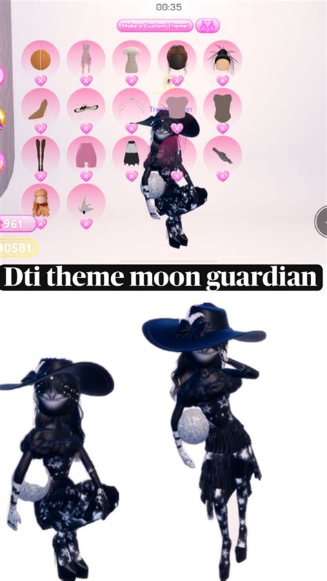 Dti Theme Moon Guardian Role Play Outfits Custom Theme Dress To Impress