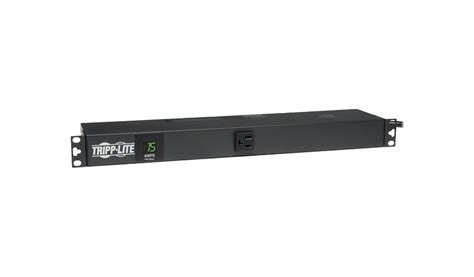 Eaton Tripp Lite Series Pdu Metered 120v 15a 5 15r 13 Outlet 5 15p Horizontal 1u 6 Cord Power