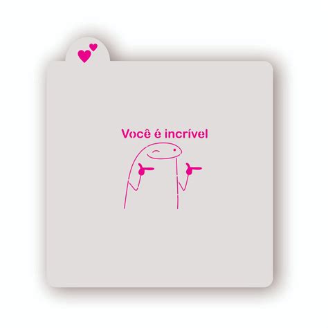 Estêncil Flork Você é incrível Glacê Mania