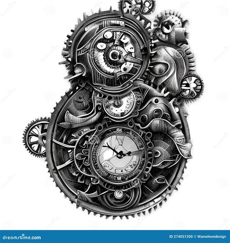 Steampunk Clockwork Universe Generative Ai Stock Photo Image Of