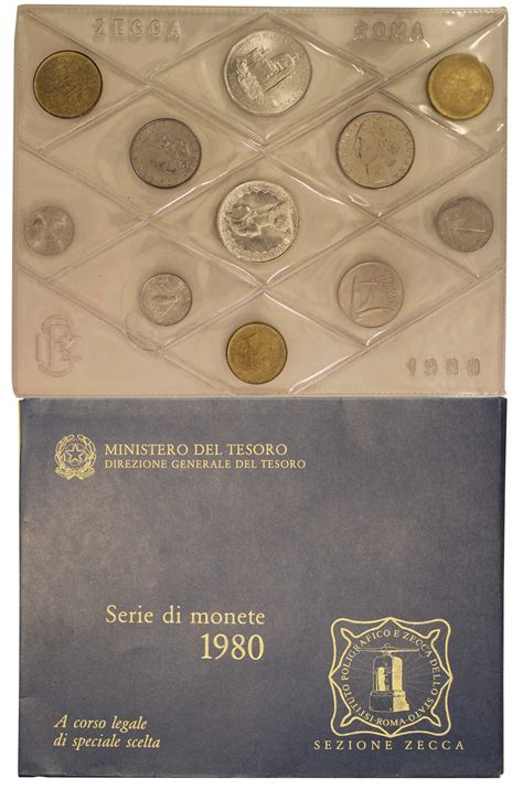 Monete Da Collezione Italia Repubblica Italiana Lira Serie