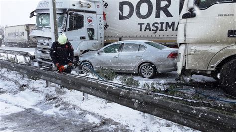 Silivri De Zincirleme Kaza Haberler Stanbul Tfaiyesi