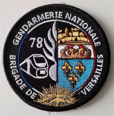 ÉCUSSON GENDARMERIE VERSAILLES Brigade De Recherche 78 EUR 15 00