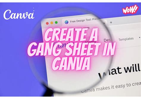 How To Create A Gang Sheet In Canva Dtf Transfers Now