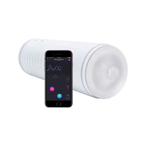 Lovense: Max 2, Bluetooth Masturbator Transparent, Vit | Transparent ...