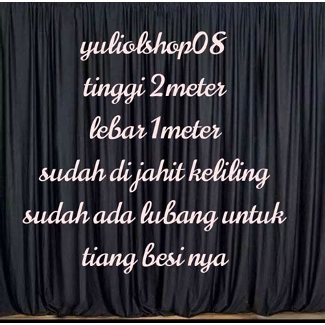 Jual Backdrop Background Kain Habutay Filamin Ukuran Tinggi M X Lebar