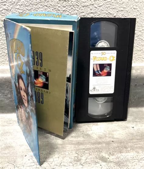 The Wizard Of Oz Th Anniversary Edition Vhs With Booklet