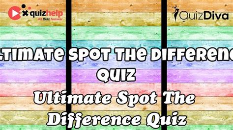 Ultimate Spot The Difference Quiz Answers 100 Earn 20 Rbx Quiz