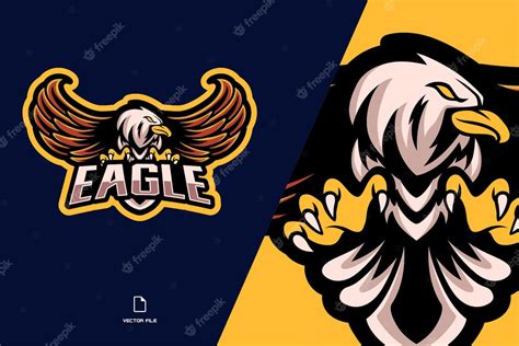 Premium Vector Eagle Mascot Esport Logo Illustration