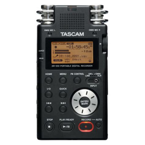 Tascam DR-100 Portable Audio Recorder at Gear4music