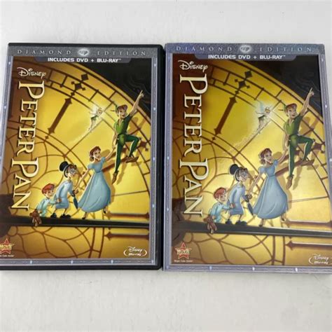 Peter Pan Blu Ray Dvd Disc Set Diamond Edition Dvd Blu Ray