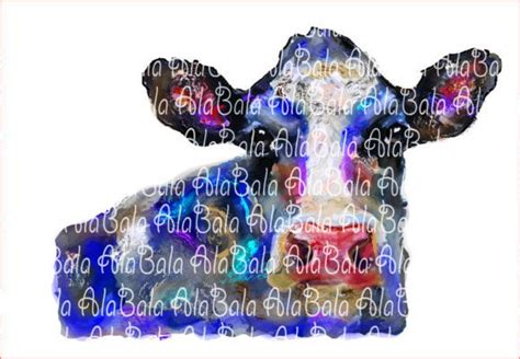 Watercolor Cow Png Sublimation Graphics Graphic By Alabala Creative