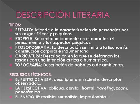 Ppt La Descripción Powerpoint Presentation Free Download Id4805412