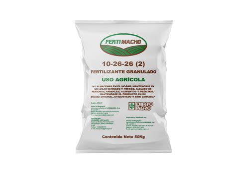 Fertimacho 10 26 26 2 S Fertilizante NPK Diproagro