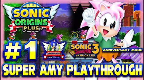 Sonic Origins Plus PS4 1080p Sonic 3 Knuckles With Super Amy