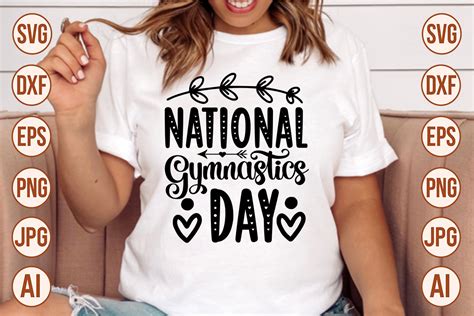 National Gymnastics Day Graphic By Trendy Svg Gallery Creative Fabrica