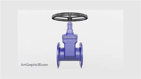 Gate Valve 3d Model