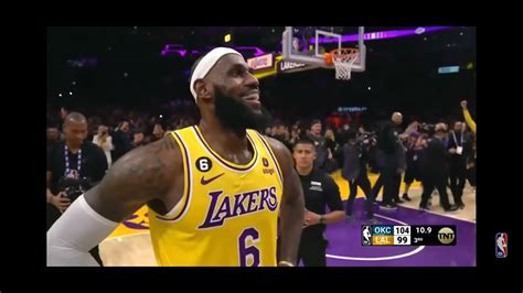 Lebron James Breaks Kareems All Time Scoring Record Youtube