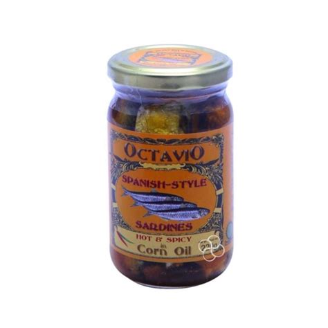 Octavio Spanish Style Sardines In Corn Oil Hot Spicy G Lazada Ph