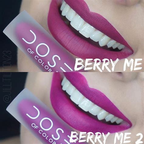 Comparison Between Dose Of Colors Berry Me And Berry Me 2 Cruelty Free Beauty Pinterest