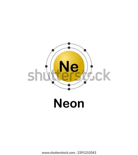 Vector Illustration Electron Configuration Diagram Element Stock Vector ...