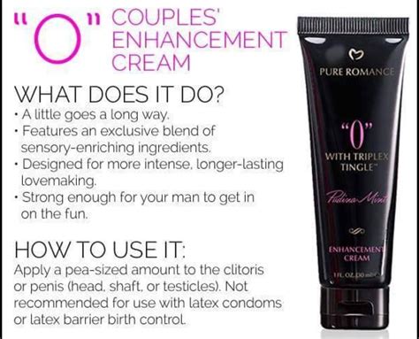 The Strongest Of The Pure Romance Enhancement Creams O” Features Our