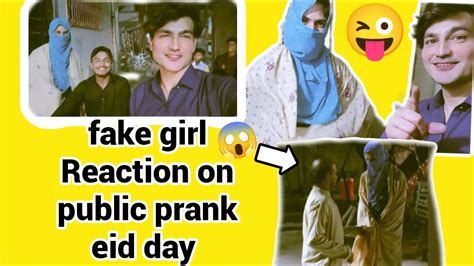 Eid First Day Fake Girl On Reaction Public Prank Eid Ke Din Public Ke