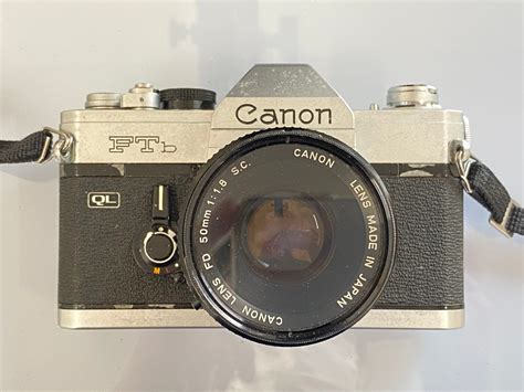 H275 キャノン CANON FTb QL LENS FD 50mm F1 8 S C 一眼レフ フィルムカメラ カメラ レンズ 現状品