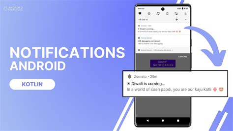 Notifications In Android Studio Using Kotlin Ft Zomato YouTube