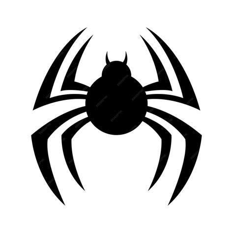 Black And White Spiderman Logo