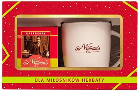 Herbata Zestaw Sir William S Tea Herbat Raspberry Z Kubkiem