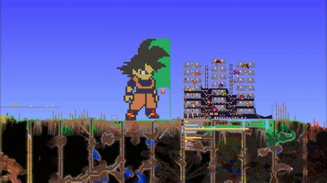 Dragon Ball Z No Terraria Goku Youtube