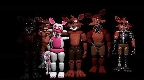 [fnaf C4d] All Foxy By Enardio On Deviantart