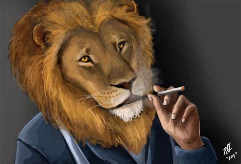 Smoking Lion By PumpkinRogue On DeviantArt