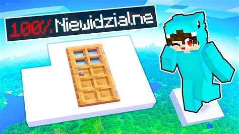 100 NIEWIDZIALNE DRZWI W Minecraft YouTube