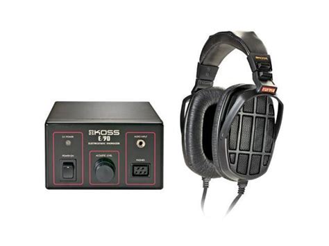 Koss Black Circumaural Electrostatic Stereo Headphone Newegg