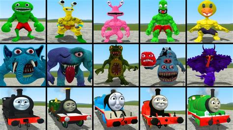 All Thomas And Friends Vs All Garten Of Banban Cursed And Banban Muscle