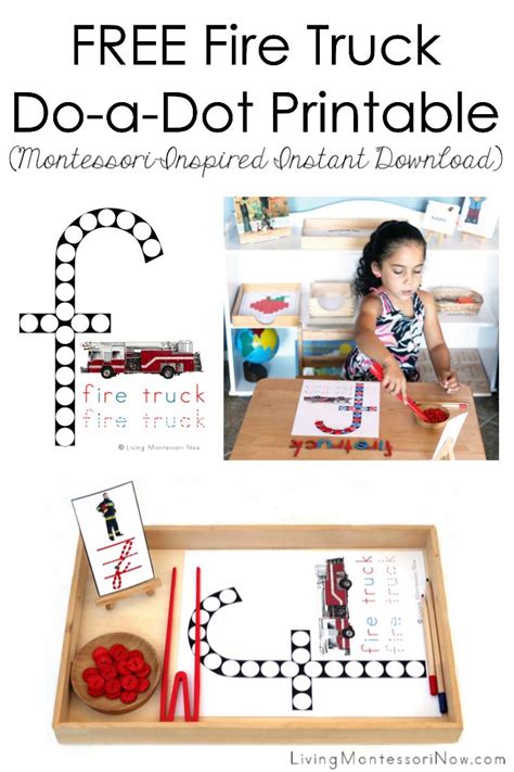 fire truck activities Archives - Living Montessori Now