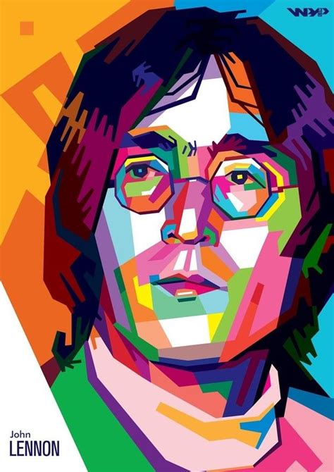 Beatles art, Pop art portraits, Wpap art