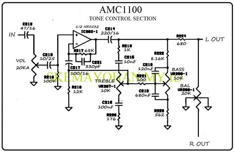 ANEKA 4 TONE CONTROL AMC WELTRONICS AUDIO SCHEMATICS COLLECTIONAUDIO