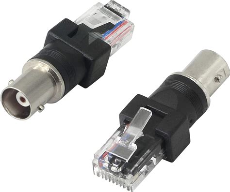 Cerrxian Bnc Hembra A Rj Macho Coaxial Conector Rj A Rf Se