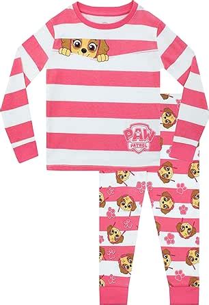 Paw Patrol Pyjama Pour Filles Pyjama Slim Skye Pat Patrouille Pour