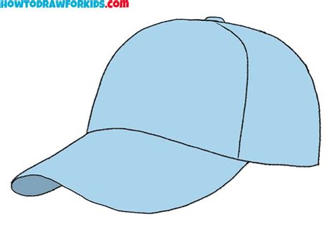 Cap Drawing Guide Cap Drawing Drawing Tutorial Easy Drawings