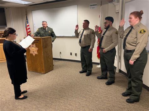 Mendocino County Sheriffs Office Swears In New Personnel For Jail