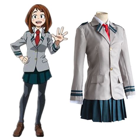 Buy Ochako Uraraka Cosplay Costumes School Uniforms