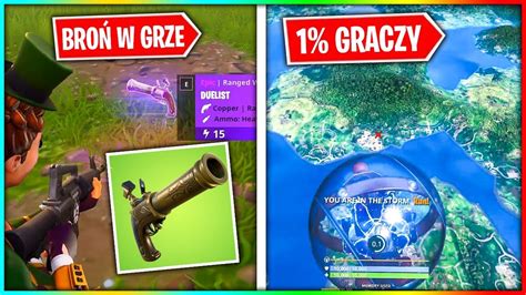 NOWA BROŃ JUŻ W GRZE 1 GRACZY TEGO UŻYWA 11 W FORTNITE SEZON 8