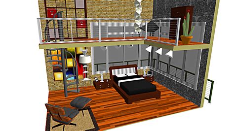 .::MMD Loft-like Bedroom Stage + DL::. by swiftcat-mooshi on DeviantArt