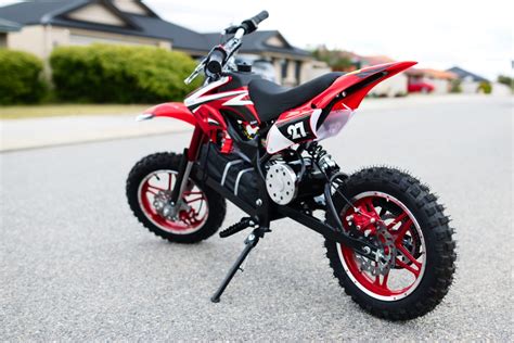 36v 800w Kids Electric Mini Dirt Bike Red - Oitek